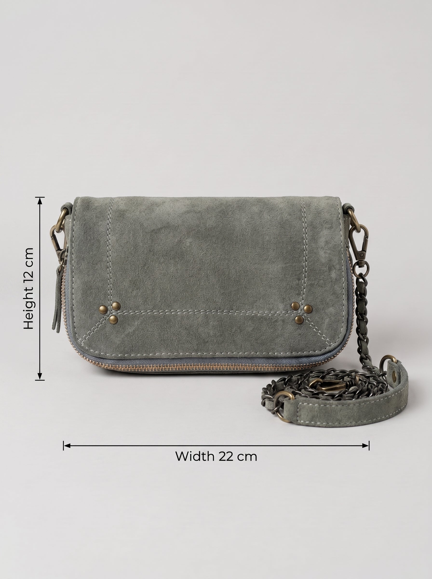 The Starlight Handcrafted Suede Crossbody Bag
