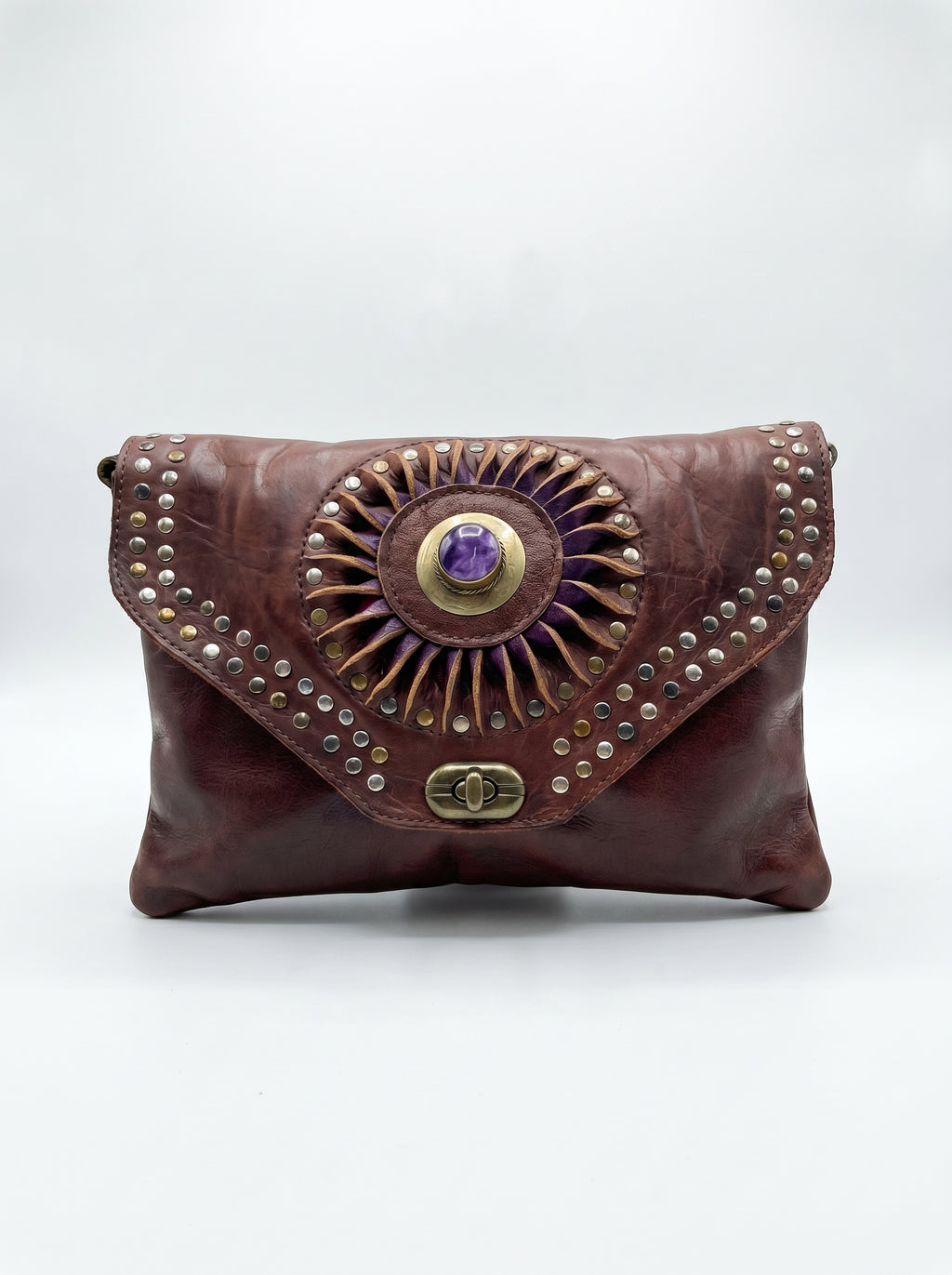 Handcrafted Vintage Leather Crossbody Bag