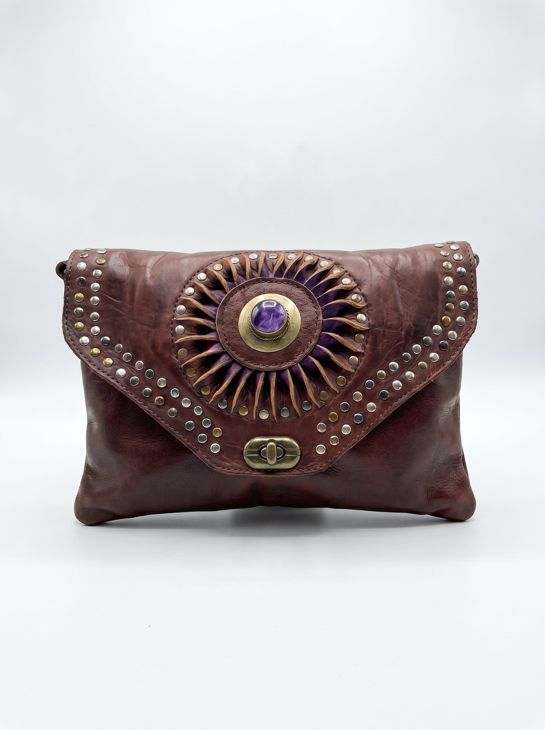 Handcrafted Vintage Leather Crossbody Bag