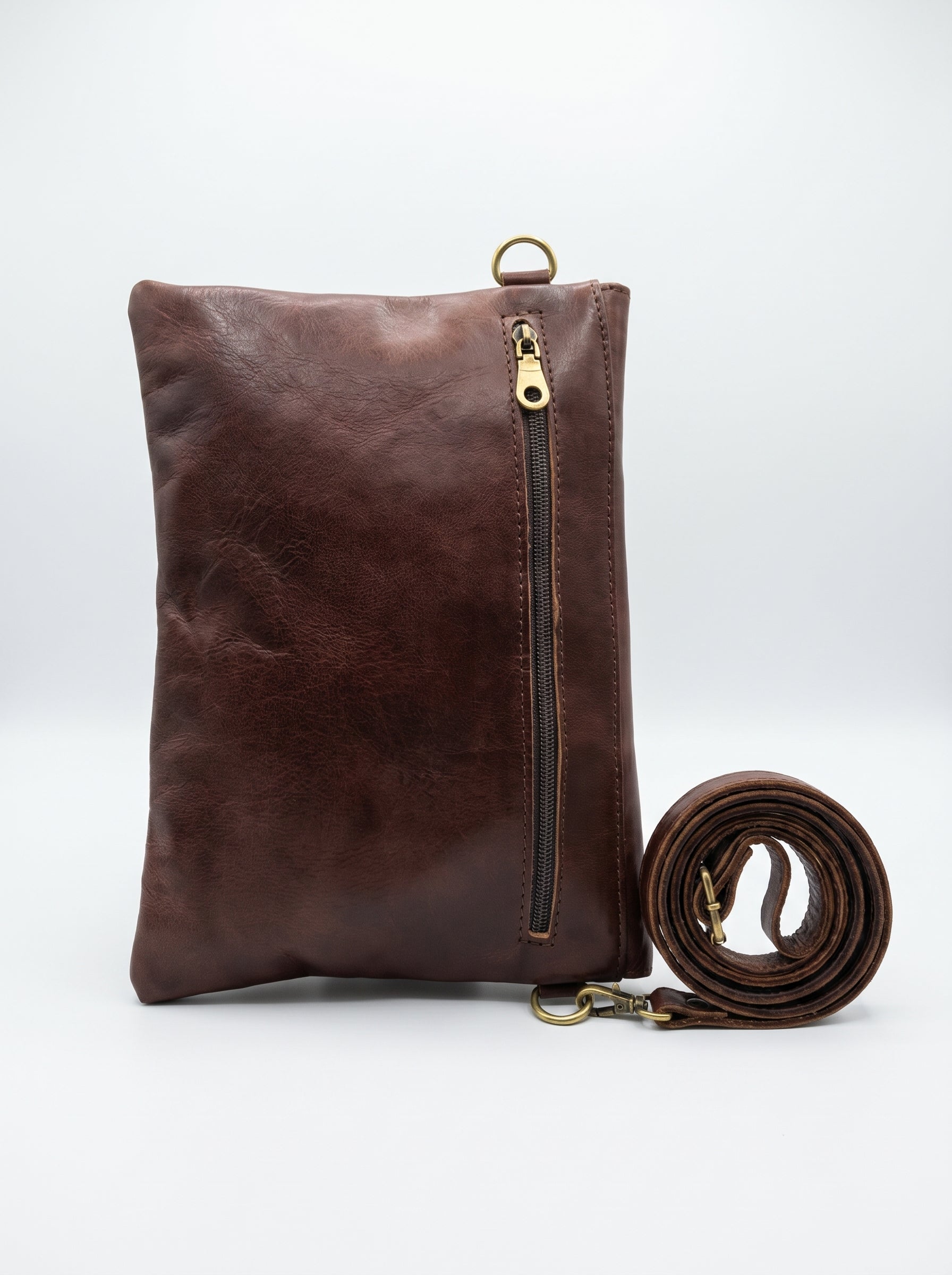 Handcrafted Vintage Leather Crossbody Bag