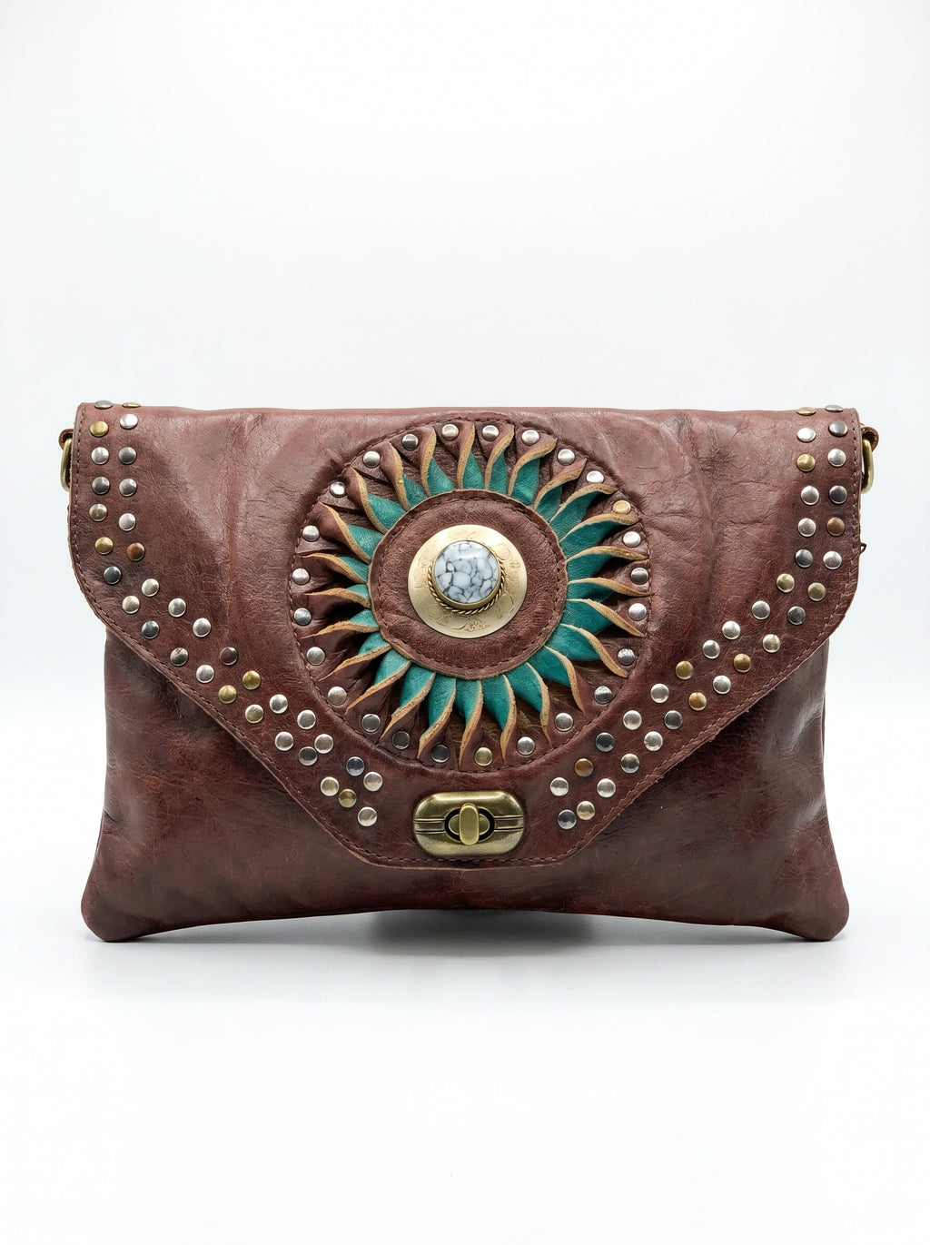 Handcrafted Vintage Leather Crossbody Bag