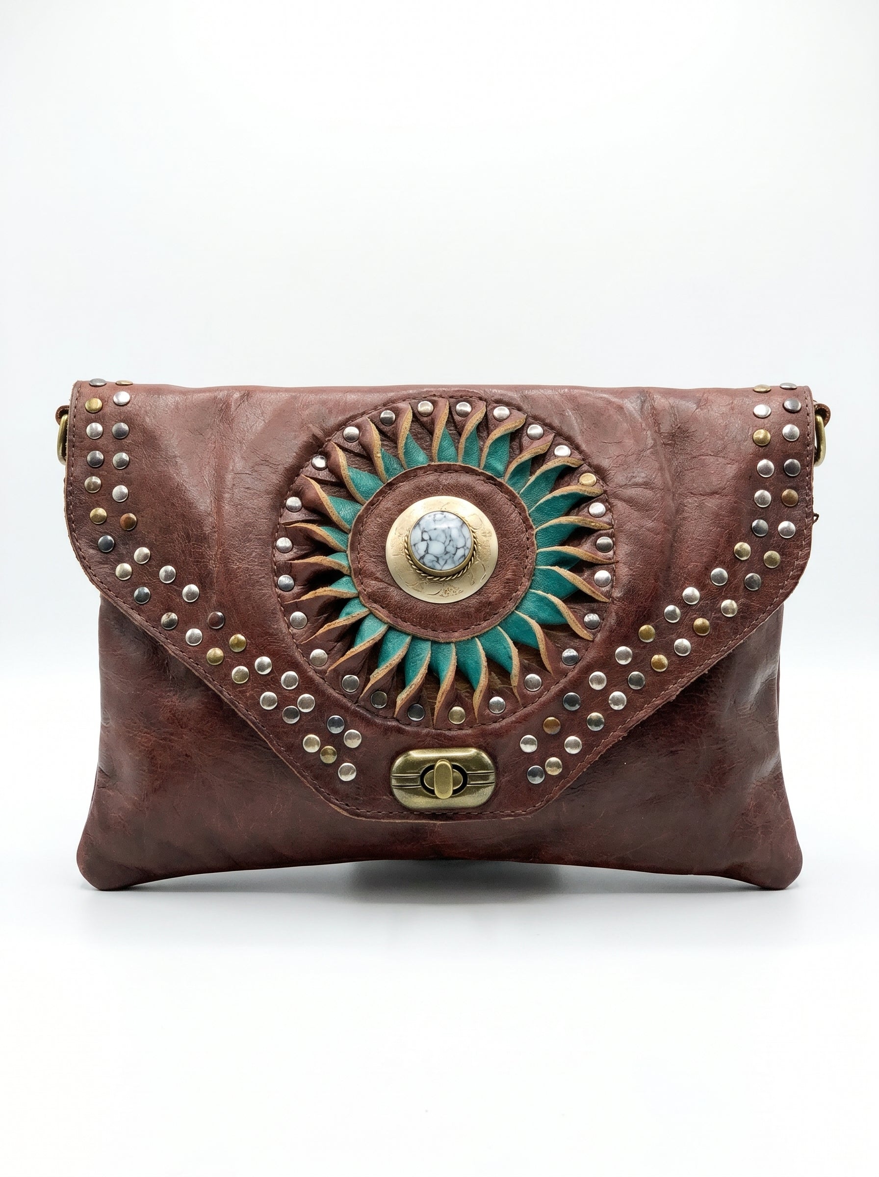 Handcrafted Vintage Leather Crossbody Bag