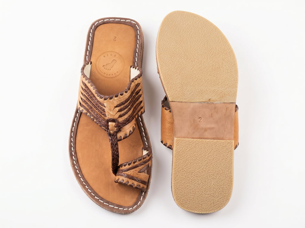 Authentic Moroccan leather sandals