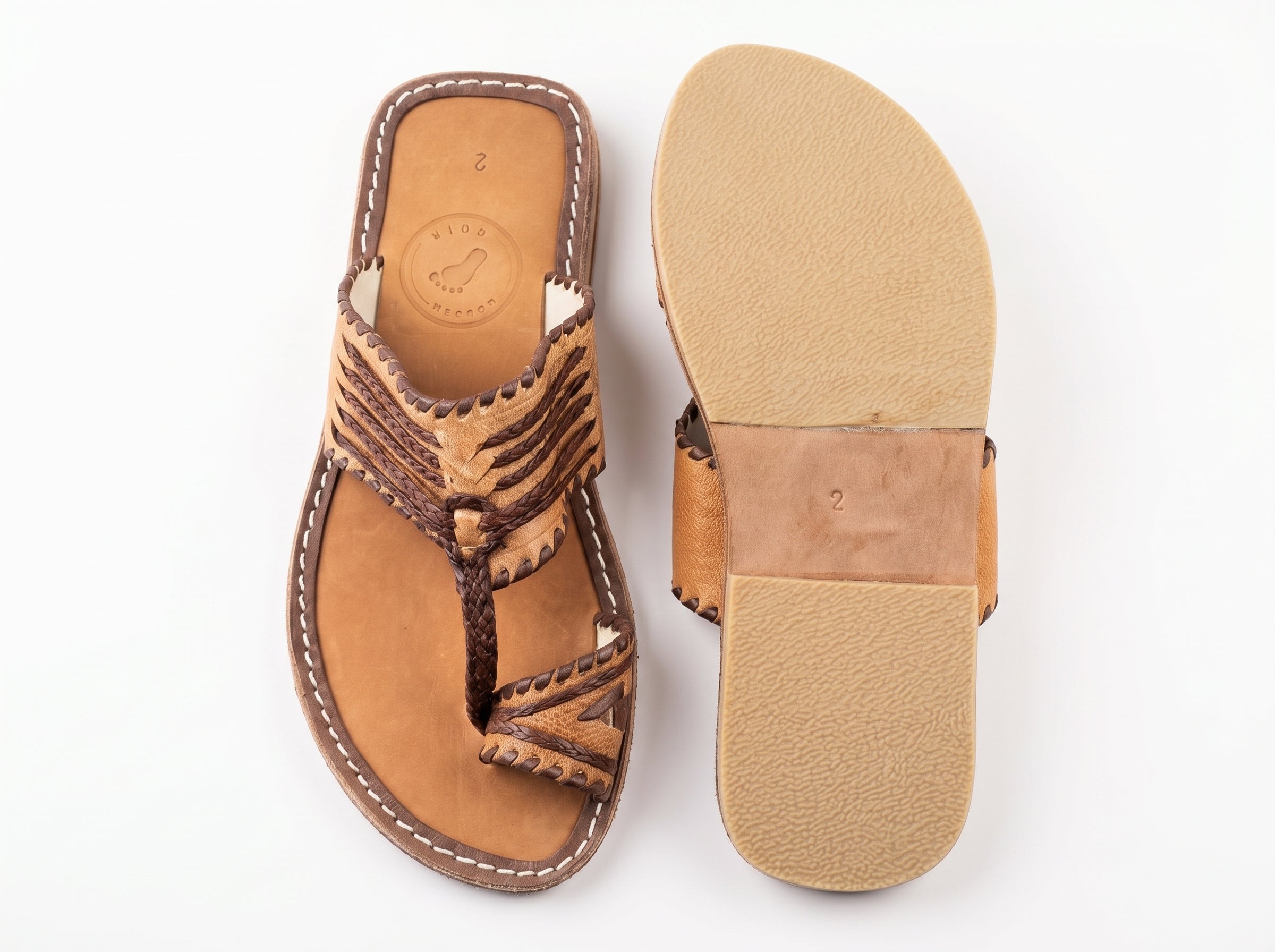 Authentic Moroccan leather sandals