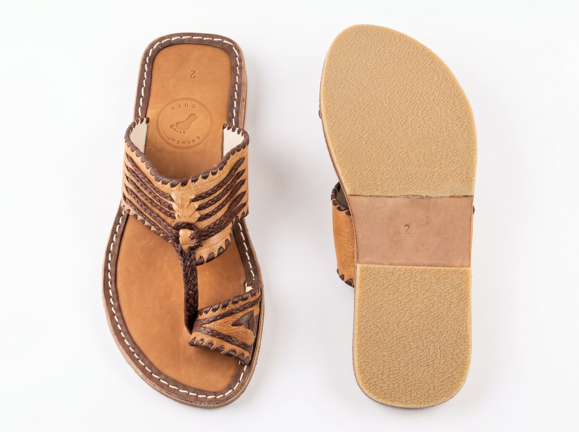 Authentic Moroccan leather sandals