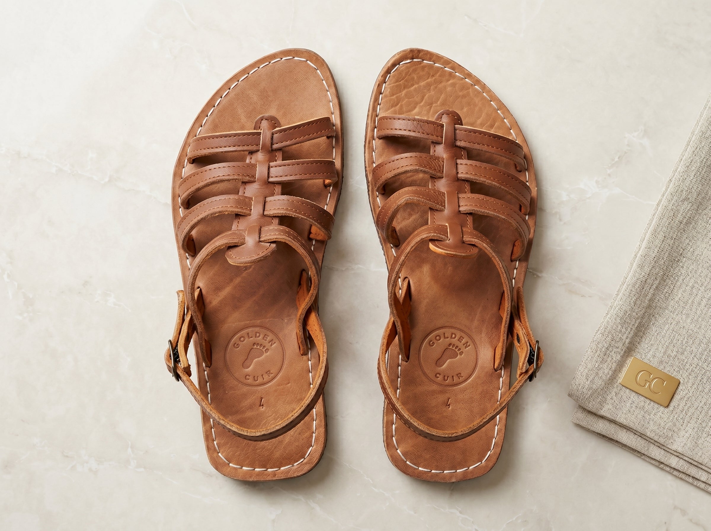 Classic leather sandals