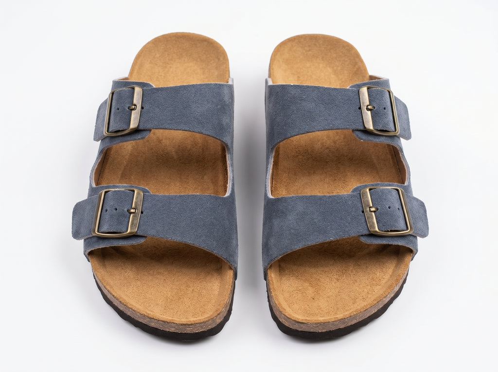 Premium Suede Two-Strap Heritage Sandals