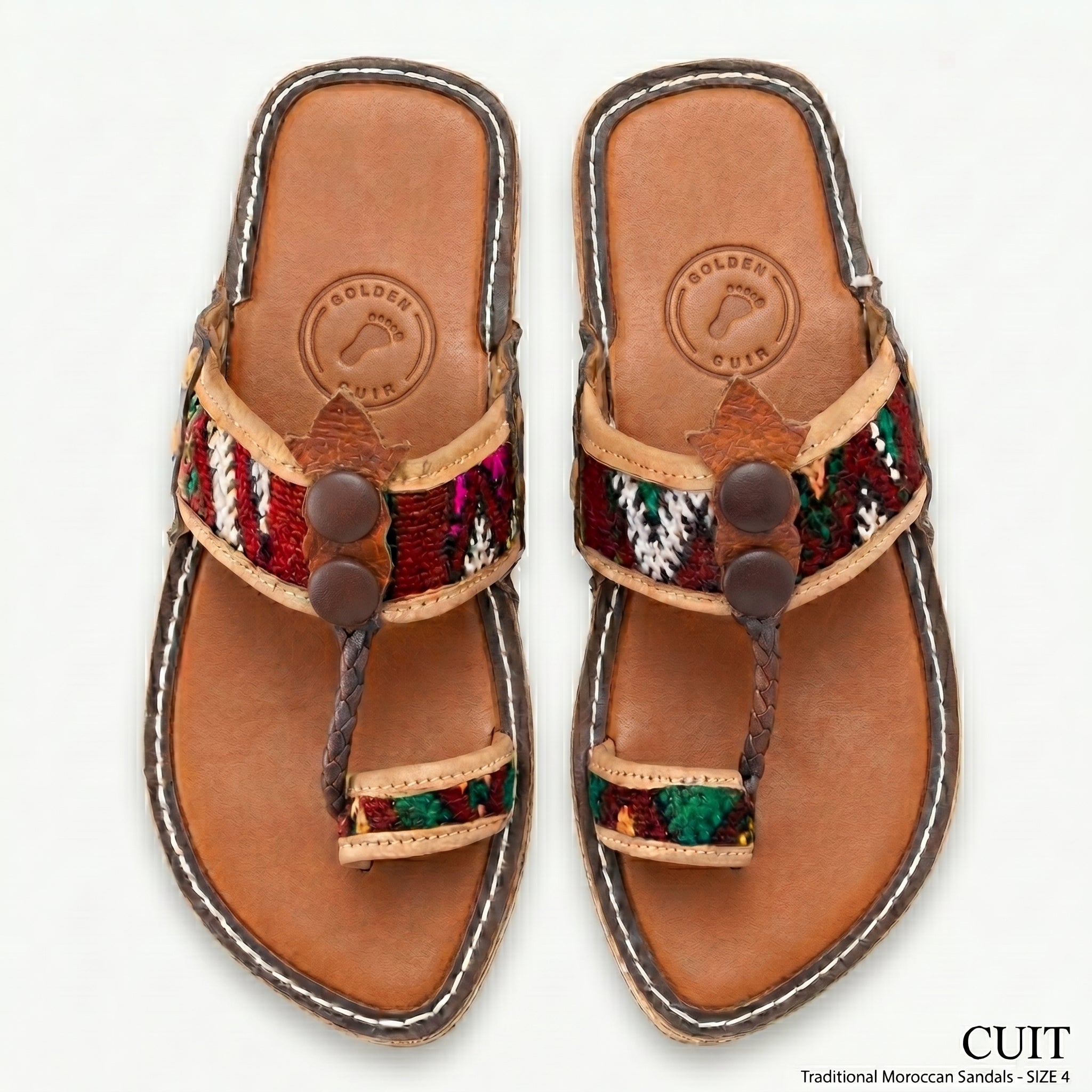 Artisan Hand-Stitched Leather Sandals