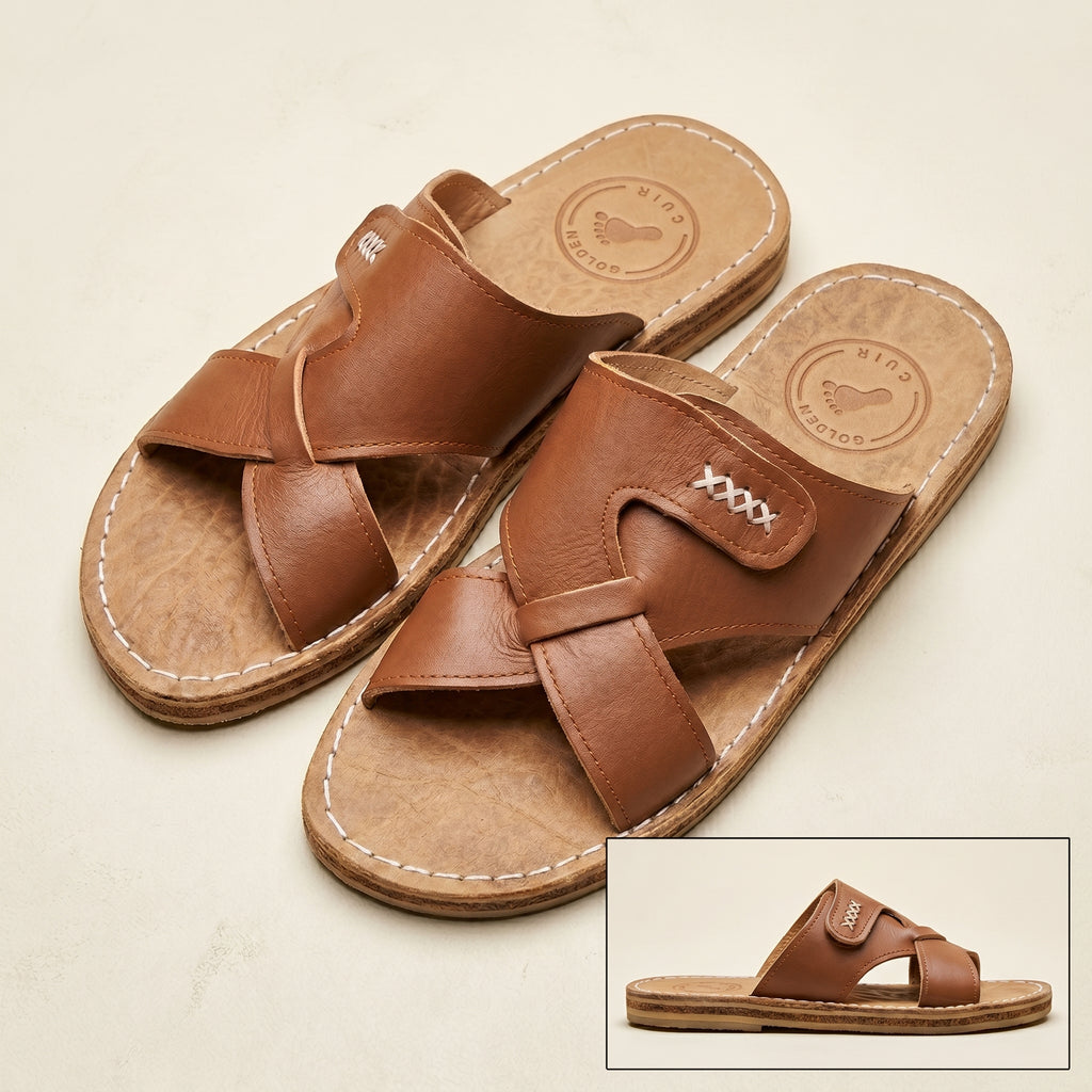 Elite Hand-Stitched Leather Mules