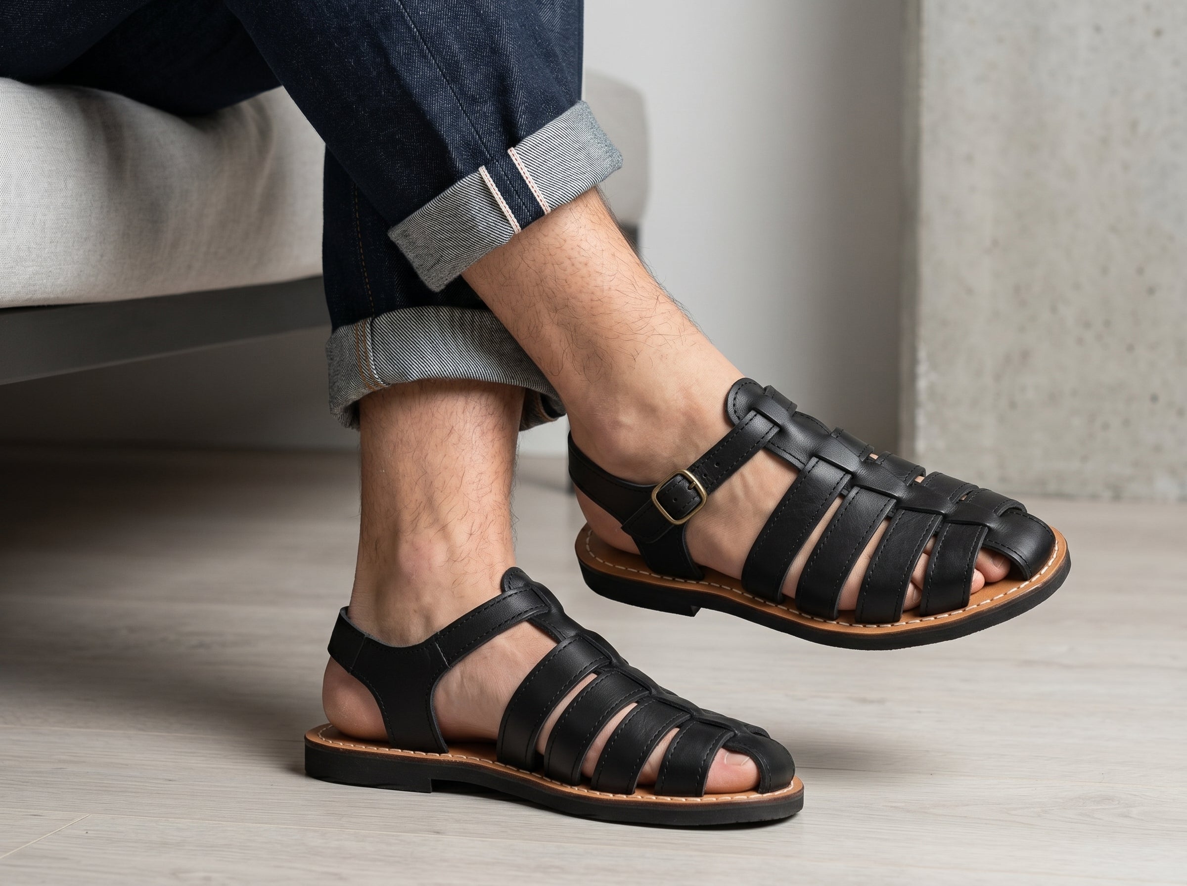 Artisan Handcrafted Leather Gladiator Sandals