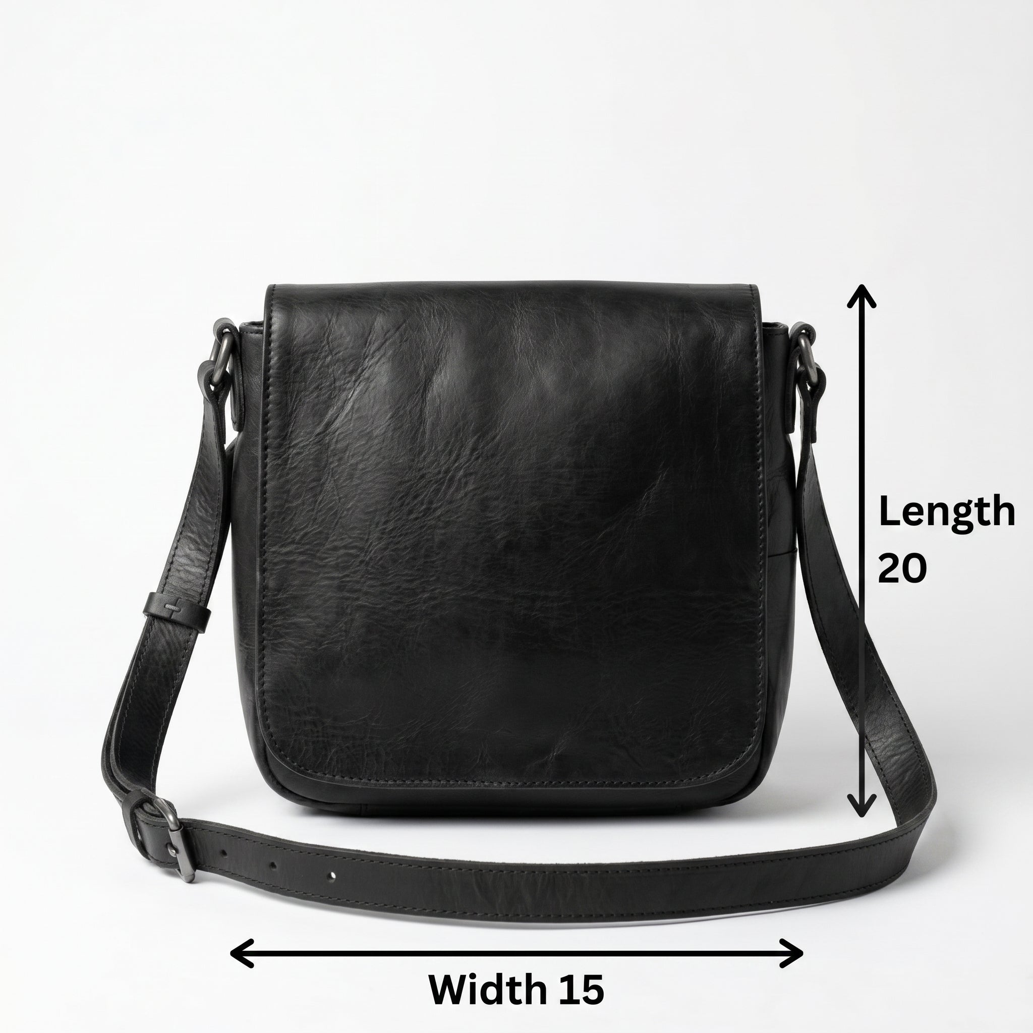 Premium Minimalist Leather Messenger Bag