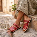 Artisan Handcrafted Leather H-Strap Sandals