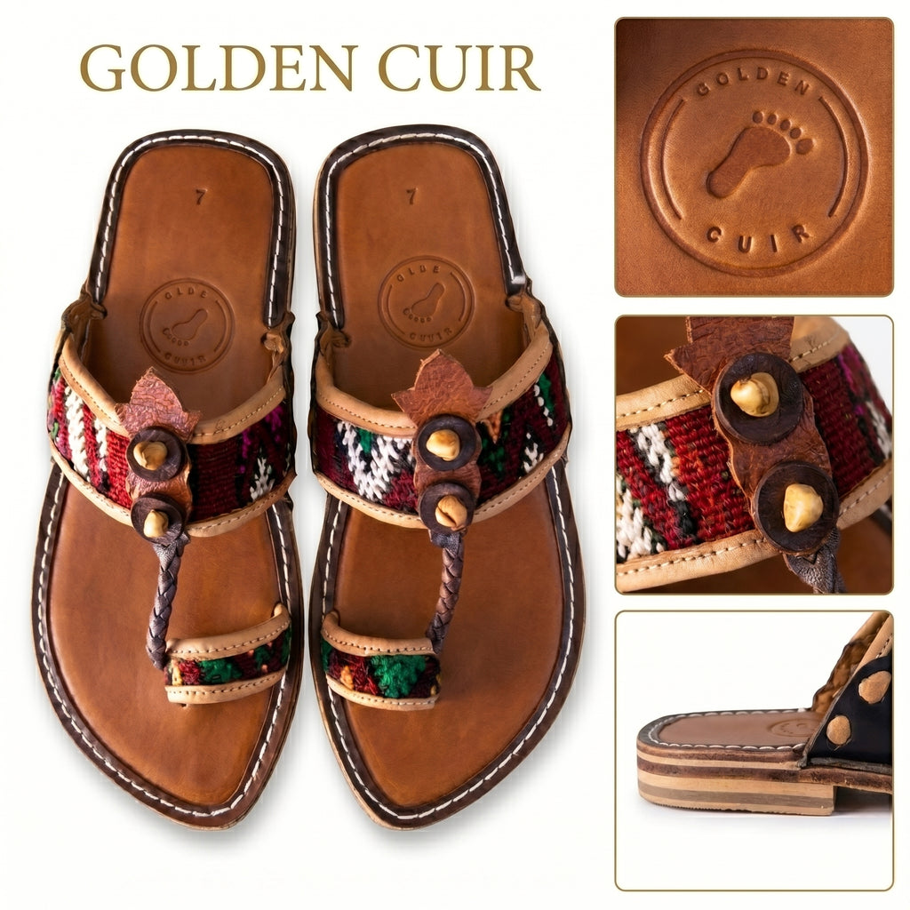 Artisan Hand-Stitched Leather Sandals