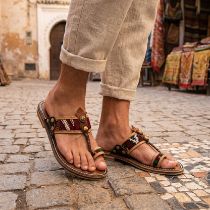Artisan Hand-Stitched Leather Sandals