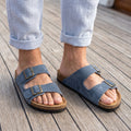 Premium Suede Two-Strap Heritage Sandals