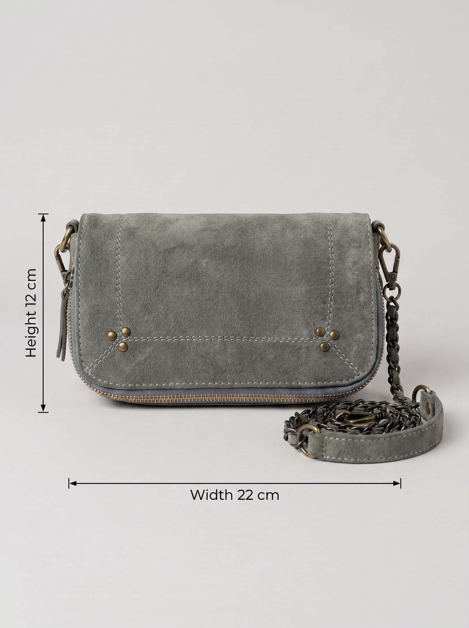 The Starlight Handcrafted Suede Crossbody Bag