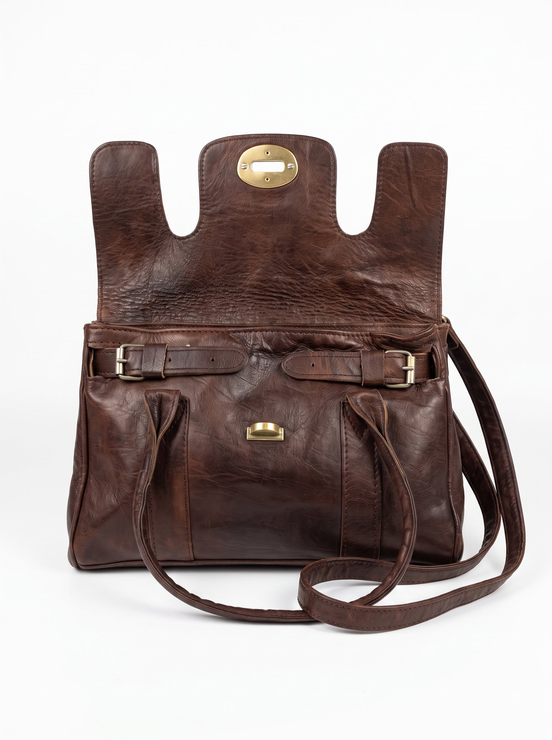 The Sovereign Handcrafted Cowhide Leather Satchel Bag