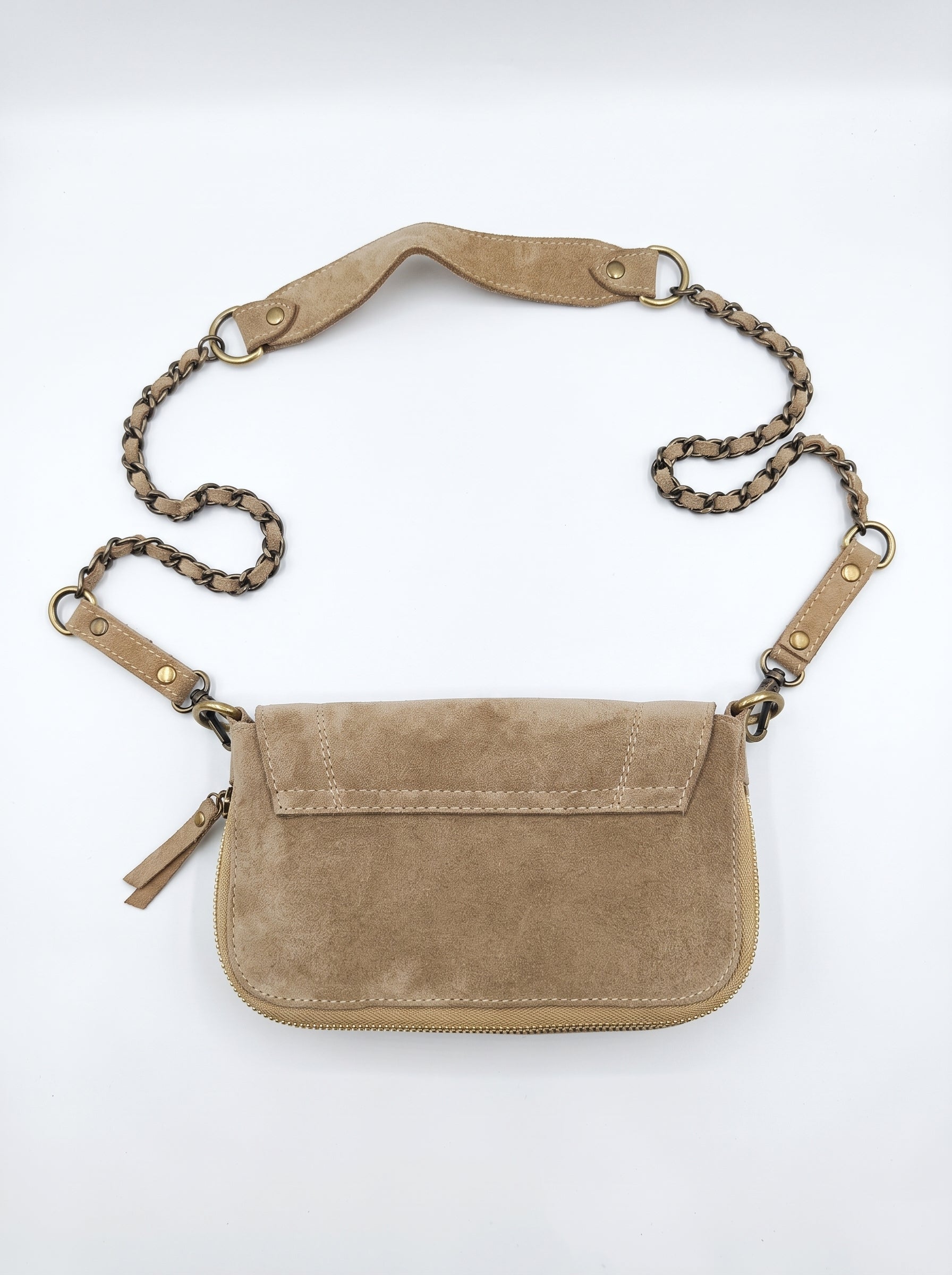 The Starlight Handcrafted Suede Crossbody Bag