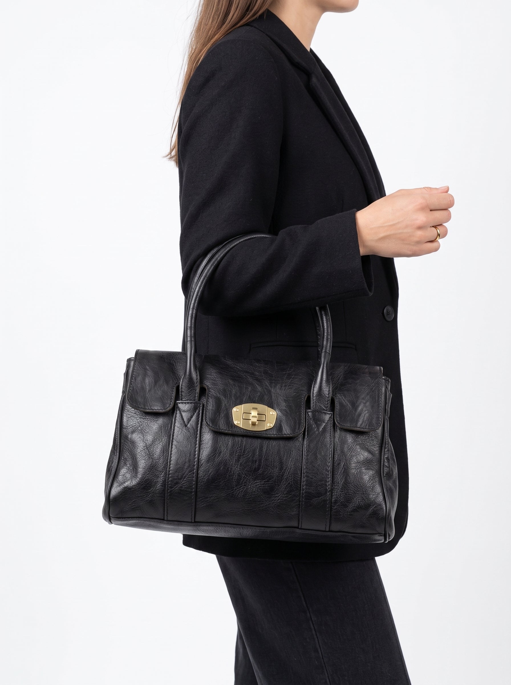 The Sovereign Handcrafted Cowhide Leather Satchel Bag
